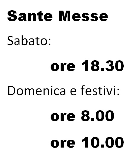 Orario Santa Messe 2023